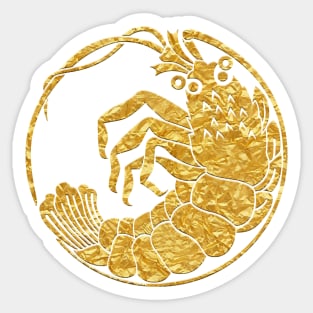 Japanese Mon Ise Ebi no Maru Sticker